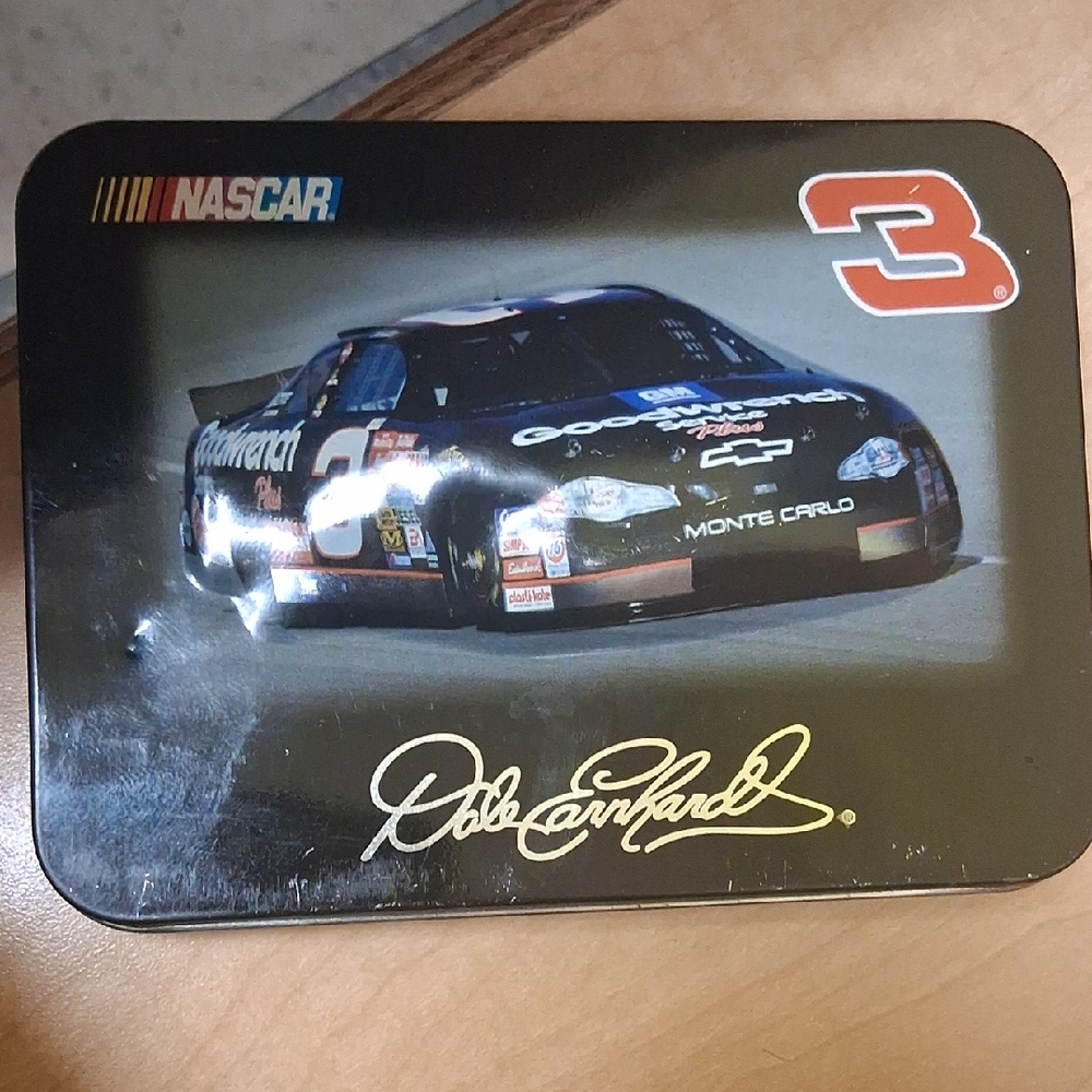 Dale Earnhardt #3 NASCAR Tin - Black Racecar Design